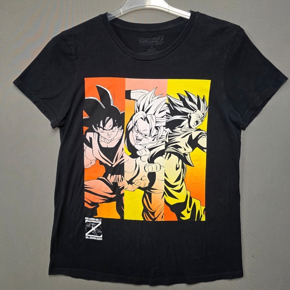 dragon ball z Tops - Dragon Ball Z T-Shirt Women's 30th Anime Anniv Goku Graphic Black Small